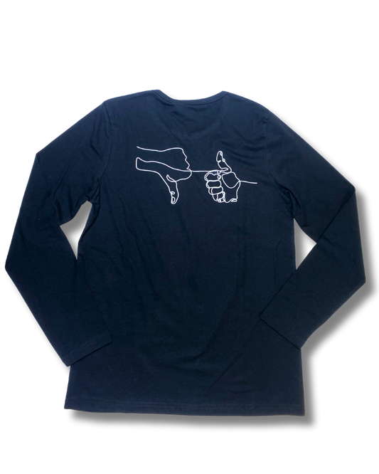 T-shirt manches longues pouce