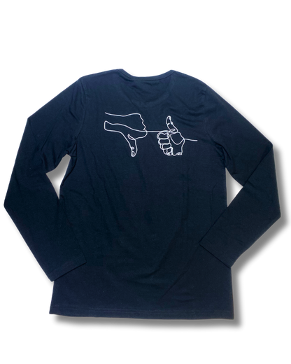 T-shirt manches longues pouce